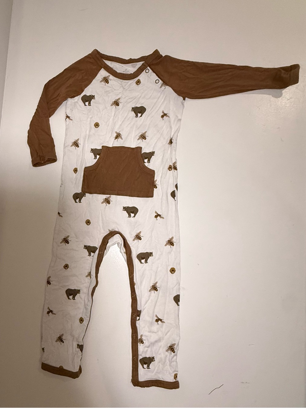 Kyte Baby Honey Bear Longall 2t